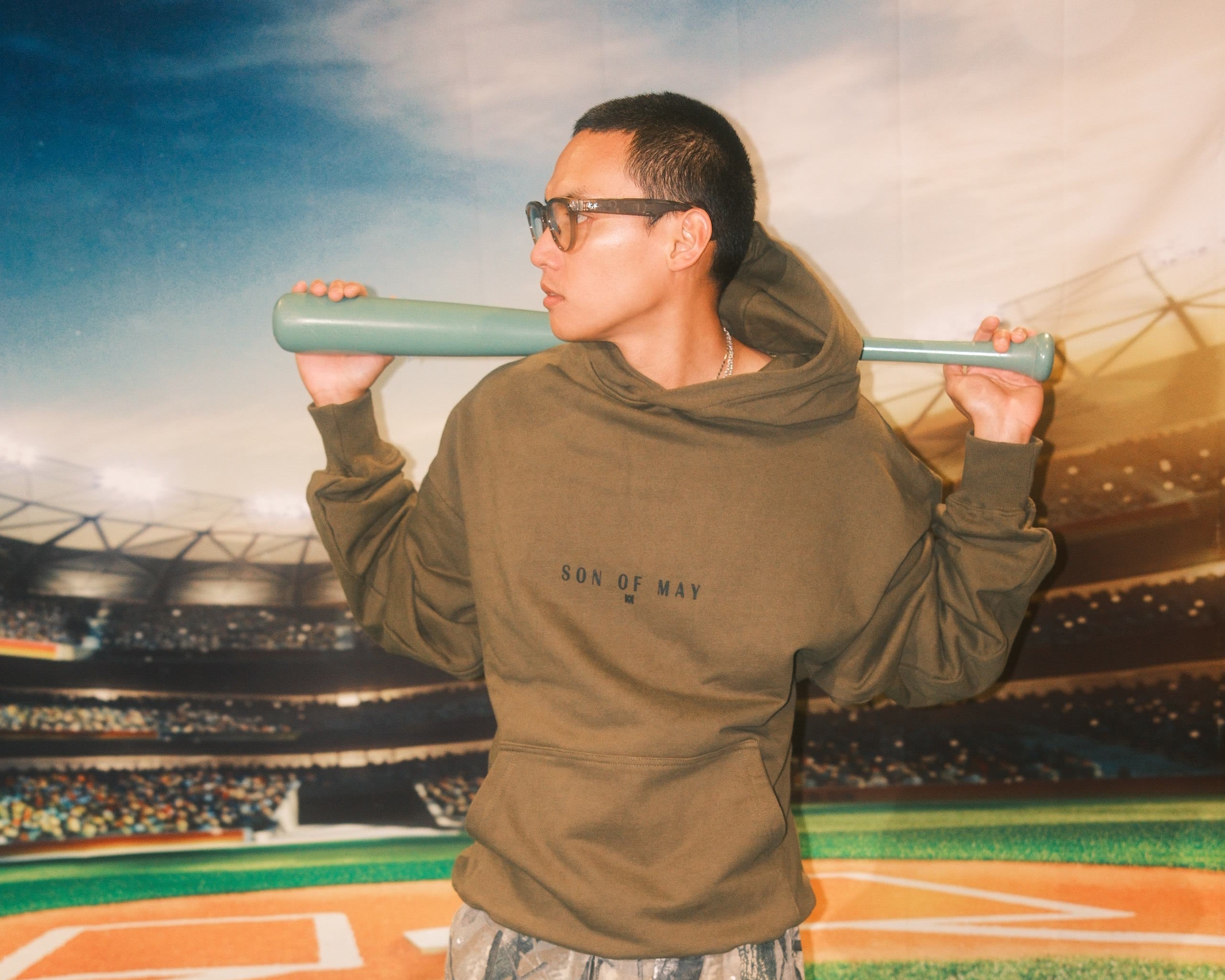 Son of May Green Hoodie