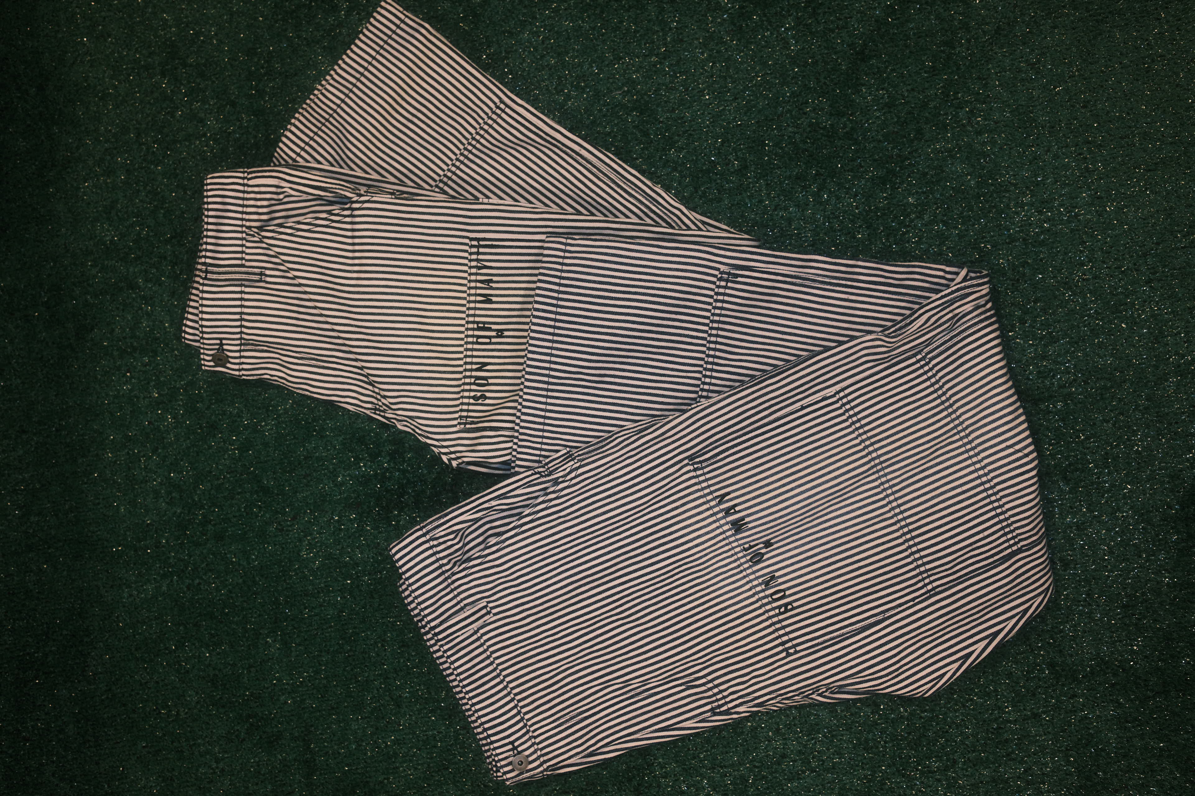 Son of May Blue Pin Striped Pants